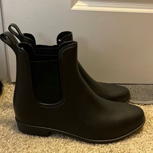 Black Rain Booties